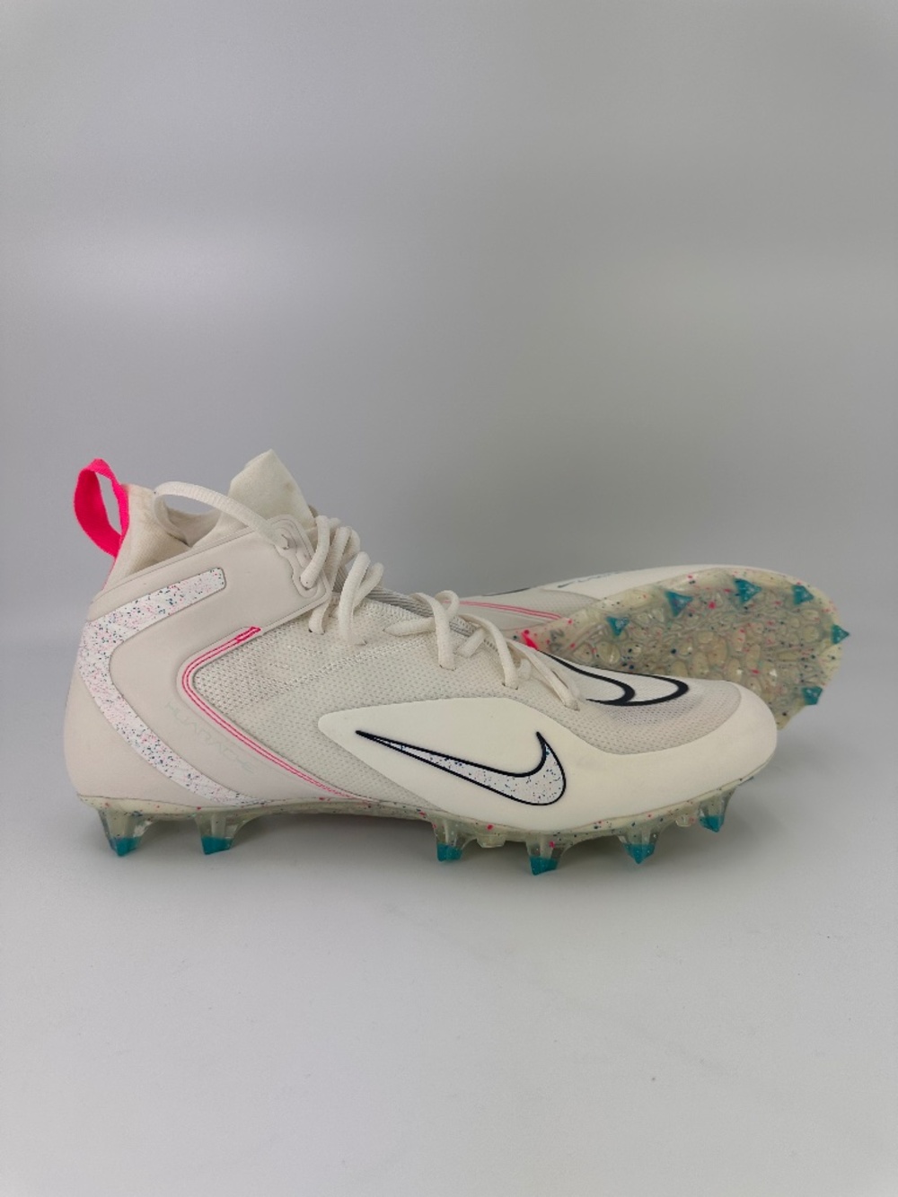Nike Alpha Huarache 8 Elite LAX White Hyper Pink Men’s Size 13 CW4440-116